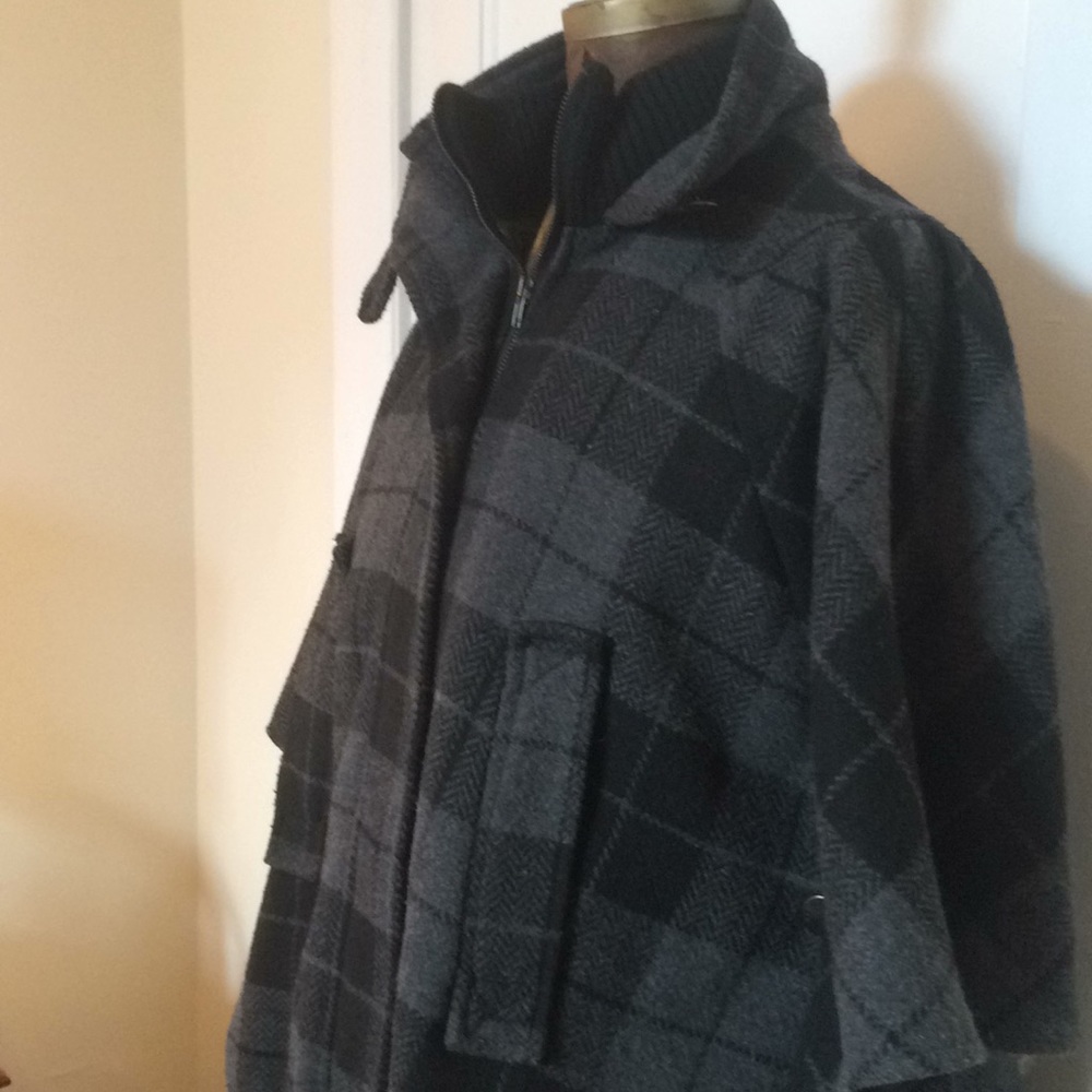 Forever 21 plaid cape